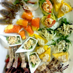 pesce frutta